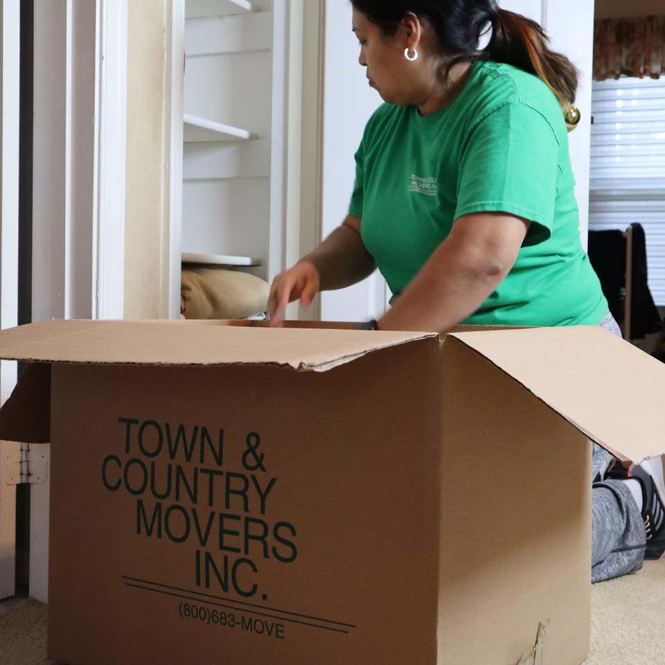 Town & Country Movers, Inc. Packing Boxes