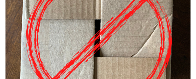 what to avoid when folding a moving box